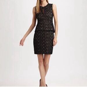 Diane Von Furstenberg Black and White Mini Dress